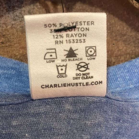 Charlie Hustle Creighton Blue Crew Unisex T-shirt, NWT - Picture 5 of 6